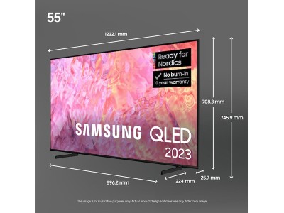 55" Samsung Q60C QLED Smart-TV, UHD/4K, HDR10+, Tizen OS#4