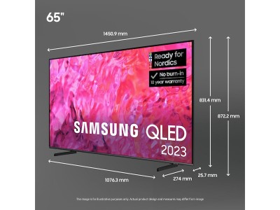 65" Samsung Q64C Smart-TV, QLED UHD/4K, Tizen#9