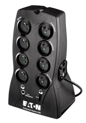 Eaton Protection Station 650VA, 400W, 4+4 utgångar, modem/LAN-skydd