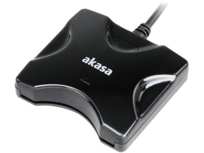 Akasa Extern Smart Card Reader ID och smartkort kompatibel, ISO7816, USB 2.0, 2000/XP/VISTA/7