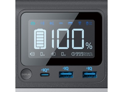 Anker 521 Portable Power Station, 80Ah / 256Wh, max 200W uteffekt, 2xAC, 2xUSB-A, USB-C, 12V billaddare#2