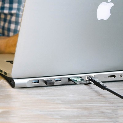 USB-C dockningsstation Baseus Enjoyment Series, 2xHDMI/VGA/3xUSB 3.0/GigaLAN/audio, USB-C PD 60W, kortläsare SD/MicroSD#4