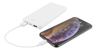 Deltaco Powerbank PB-1071, 10000 mAh, batteriindikator - Vit#2