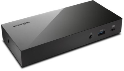 USB-C dockningsstation Kensington SD4800P, HDMI/DP, audio, GigaLAN, 5xUSB 3.0, USB-C 60W PD, med 135W AC-acapter