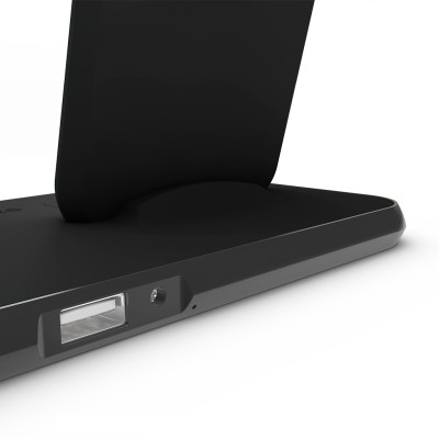 ZENS Dual Bordsladdare QI + Dock 10W, inkl. strömadapter#3