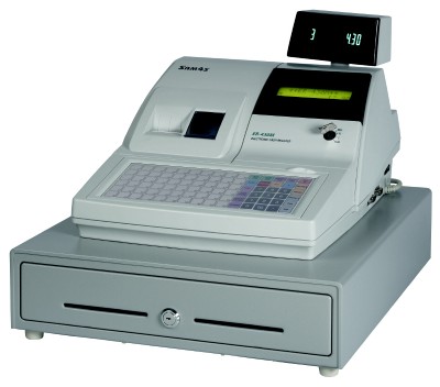 Hyra Kassaregister Sam4S ER-430M, serienr J346B5AD900100