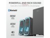 Trust GXT635 RUMAX RGB, 2.1 stereo, 20W + 2x10W RMS, USB/Bluetooth/HDMI, digital/analog, fjärrkontroll - Svart#4