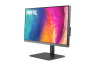 27" BenQ PD2706U, IPS 4K/3840x2160, höjdjusterbar, pivot, HDMI/DP/USB-C 90W, USB 3.2-hubb, högtalare