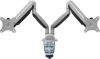 Bordsfäste iiglo Mantis Dual Monitor Arm Silver för 2 skärmar 13-32", gasdriven - Silver#2