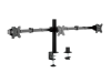 Bordsfäste iiglo Pole Triple Monitor Arm MM3002, för 3 x 17-24" (max 7kg/skärm), VESA 75/100, svängbar#1