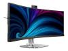 49" Philips 49B2U5900CH, Curved VA 5120x1440, 75Hz, 1800R, DisplayHDR400, höjdjusterbar, 2xHDMI/DP/USB-C 100W, LAN, högtalare, USB 3.2-hubb, webbkamera#2