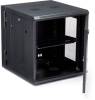 19" Skåp StarTech.com 12U, 610x655x640mm, stående eller väggmonterat, gångjärnsupphängning - Svart#3