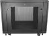19" Skåp StarTech.com 12U, 600x854x640mm, stående med hjul - Svart#2