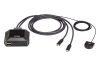 Systemswitch Aten 2-Port USB-C 4K DisplayPort KVM Switch#1