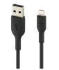 USB-kabel Belkin BoostCharge USB-A till Lightning, 0,15 meter - Svart