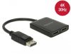 Splitter DeLOCK 1 x Displayport in > 2 x HDMI ut 4K@30Hz, DP 1.2#1
