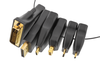 Adapterring Deltaco Office HDMI-AR2, HDMI till DVI/MiniDP/DP/MiniHDMI/MicroHDMI/USB-C#2