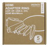 Adapterring Deltaco Office HDMI-AR2, HDMI till DVI/MiniDP/DP/MiniHDMI/MicroHDMI/USB-C#4