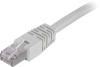Nätverkskabel skärmad F/UTP Cat.6, RJ45, LSZH, 50 meter - Grå