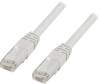 Nätverkskabel oskärmad Cat.6, RJ45, 10 meter - Vit