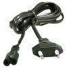 Strömkabel 2-polig apparatkabel, 2m
