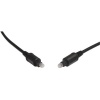 Digital Fiberkabel Audio, Toslink-Toslink, 2 meter