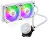 Cooler Master ML240L Core White, 2x120 mm fläktar, ARGB - Vit