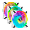 Fläkt 120 mm Corsair iCUE QL120 RGB, 3-pack - Vit#1