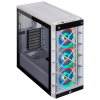 Corsair iCue 465X RGB White Tempered Glass, ATX - Vit#1