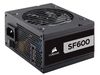 Corsair SF600 600W, SFX, 92 mm fläkt, löstagbara kablar, 80PLUS Platinum#2