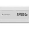 Corsair RM850e (2025) 850W, PCIe 5.1, ATX 3.1, 120 mm fläkt, 80PLUS Gold, semipassivt, löstagbara kablar - Vit#4
