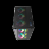 Fourze T900, ATX, TG, 9x120mm fläktar, RGB - Svart#3