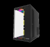 Fourze T900, ATX, TG, 9x120mm fläktar, RGB - Svart#5