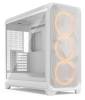 Fractal Design Meshify 3 XL White RGB TG Clear Tint, ATX - Vit#1