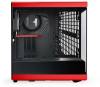 Hyte Y40 Red Miditower, ATX, Panoramic Glass, inkl. PCIe 4.0 riser - Svart/Röd#5