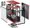 Hyte Y40 Red Miditower, ATX, Panoramic Glass, inkl. PCIe 4.0 riser - Svart/Röd#7