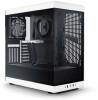 Hyte Y40 White Miditower, ATX, Panoramic Glass, inkl. PCIe 4.0 riser - Svart/Vit#1