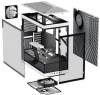 Hyte Y40 White Miditower, ATX, Panoramic Glass, inkl. PCIe 4.0 riser - Svart/Vit#8