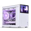 Jonsbo D31 Screen, MicroATX, 8" display i fronten, Tempered Glass - Vit#1