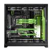 Lian Li PC-O11 Dynamic, Tempered glass, ATX - Razer Edition Svart#3