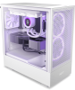 NZXT H5 Flow Mid Tower Case Light tempered glass, ATX - Vit#1