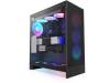 NZXT H7 Flow 2024 RGB Mid-Tower Case, ATX - Svart
