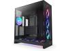 NZXT H9 Flow RGB+ 2025, E-ATX - Svart#1