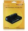 USB 3.0 kortläsare DeLOCK, extern med 3-portars USB-hub, 4 fack, svart#2
