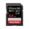 Secure Digital SDXC 64 GB SanDisk Extreme Pro, 300/260 MB/sek, Class 10, UHS-II U3, V90