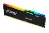 32 GB DDR5-5200 Kingston FURY Beast Black RGB CL40, XMP - Svart