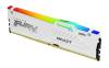 16 GB DDR5-5600 Kingston FURY Beast White RGB CL40, XMP - Vit