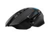 Logitech G502 Lightspeed, 16000 dpi, ställbar vikt, 11 programmerbara knappar, HERO-sensor, EWR2, Lightsync RGB#5