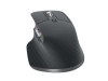 Logitech MX Master 3S Performance Wireless Mouse, RF/Bluetooth, 8000 dpi - Svart/Grå#2