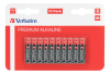 Batteri Verbatim AA alkaliskt, LR06, 10-pack#1